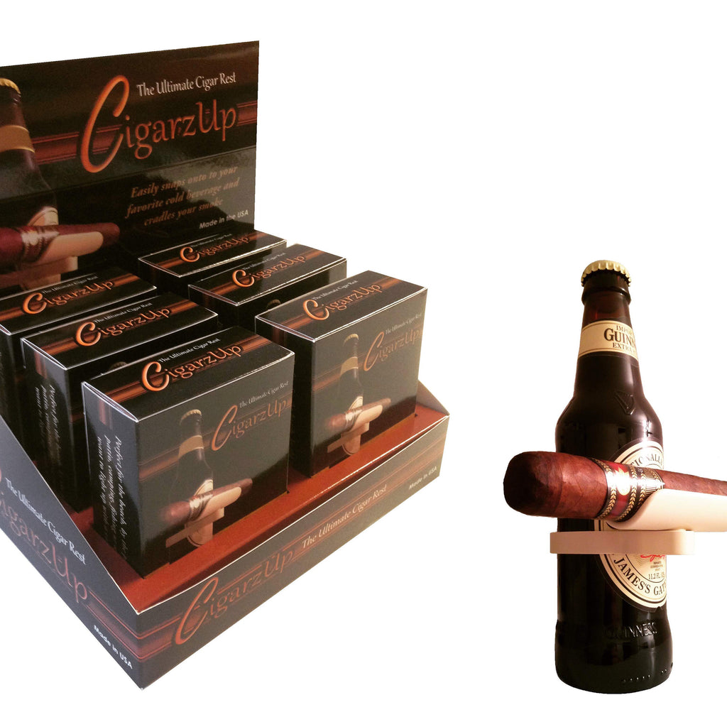 Cigar rest for bottles CigarzUp
